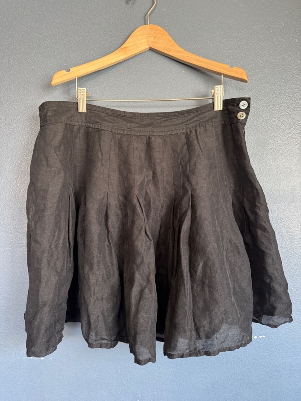 Women’s Black Banana Republic Flared Mini Skirt